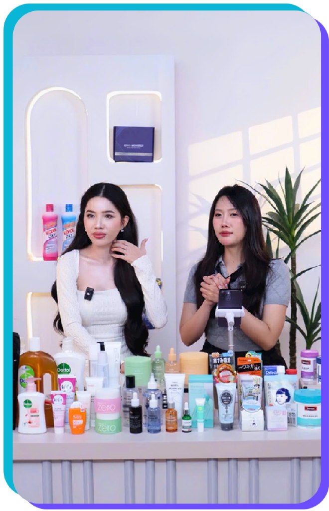 Đa nhãn Skincare x LIVE NEXUS
